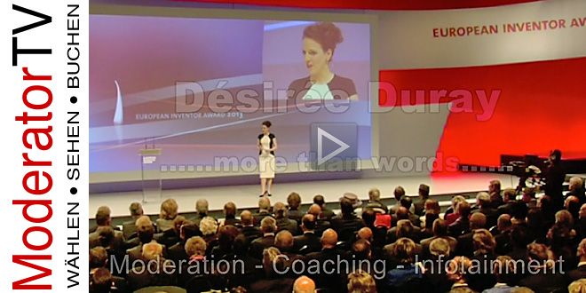 Galamoderatorin Désirée Duray Video, Wohnorte: Köln, Nordrhein-Westfalen; Amsterdam, Niederlande - ModeratorTV.de