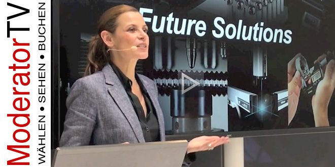 Messemoderatorin Simone Dericks Video, Wohnort: München, Bayern - ModeratorTV.de