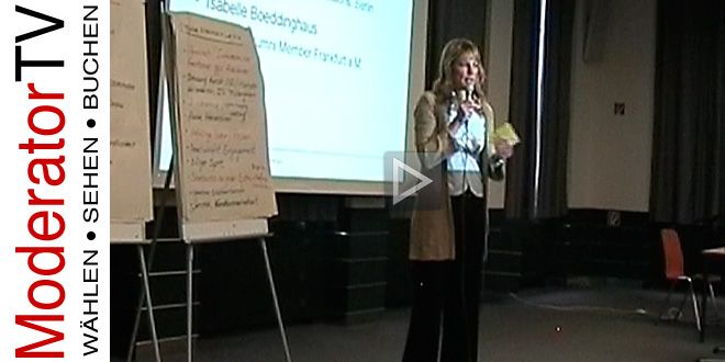 Workshop-Moderatorin Katrin Seifarth Video - ModeratorTV.de